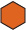 hexagon with solid #df6420 orange background