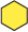 hexagon with solid #ffed46 yellow background