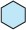 hexagon with solid #bfe7f7 blue background