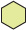 hexagon with solid #e4eb9c green background